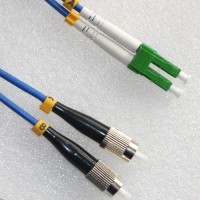 FC LC/APC Duplex Armored Patch Cable 9/125 OS2 Singlemode