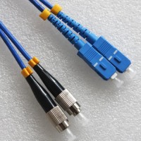 FC SC Duplex Armored Patch Cable 9/125 OS2 Singlemode