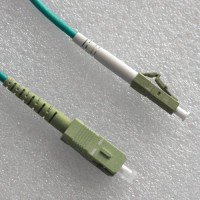 LC SC Simplex Armored Patch Cable 50/125 OM3 Multimode