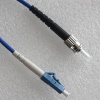 LC ST Simplex Armored Patch Cable 9/125 OS2 Singlemode