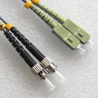 SC ST Duplex Armored Patch Cable 50/125 OM2 Multimode