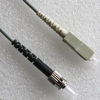 SC ST Simplex Armored Patch Cable 62.5/125 OM1 Multimode