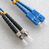 SC ST Duplex Armored Patch Cable 9/125 OS2 Singlemode