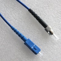 SC ST Simplex Armored Patch Cable 9/125 OS2 Singlemode