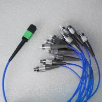 Armored 12 Fiber MPO(MTP) FC/UPC Singlemode Fanout Patch Cable