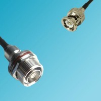 BNC Male to 7/16 DIN Bulkhead Female RF Cable