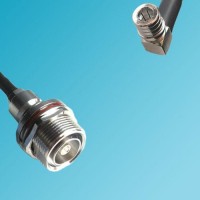 7/16 DIN Bulkhead Female to QMA Male Right Angle RF Cable