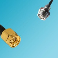 7/16 DIN Bulkhead Female to SMA Male RF Cable