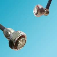 7/16 DIN Male to 7/16 DIN Male Right Angle RF Cable
