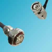 BNC Male Right Angle to 7/16 DIN Male RF Cable