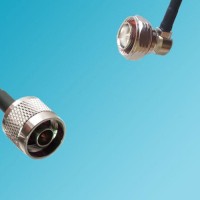 7/16 DIN Male Right Angle to N Male RF Cable