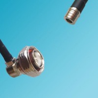 7/16 DIN Male Right Angle to QMA Male RF Cable