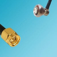 7/16 DIN Male Right Angle to SMA Male RF Cable