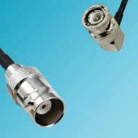 BNC Female to BNC Male Right Angle RF Cable