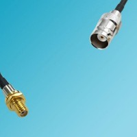 Microdot 10-32UNF M5 Female to BNC Female RF Cable
