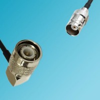 TNC Male Right Angle to BNC Female RF Cable