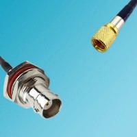 Microdot 10-32UNF M5 Male to BNC Bulkhead Female RF Cable