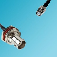 BNC Bulkhead Female to Mini UHF Female RF Cable