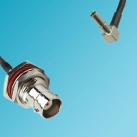 BNC Bulkhead Female to MS162 Male Right Angle RF Cable