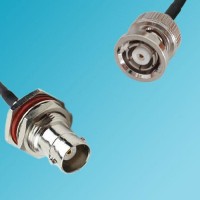 BNC Bulkhead Female to RP BNC Male RF Cable