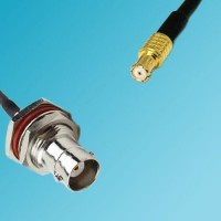 BNC Bulkhead Female to RP MCX Male RF Cable