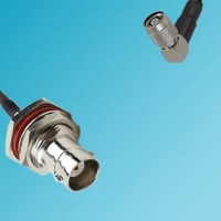 BNC Bulkhead Female to RP TNC Male Right Angle RF Cable