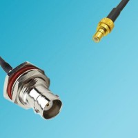 BNC Bulkhead Female to SMB Male RF Cable