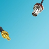 BNC Bulkhead Female to SMB Bulkhead Male RF Cable