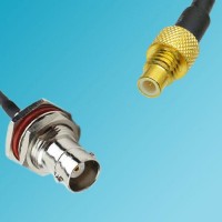 BNC Bulkhead Female to SMC Male RF Cable