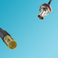 SMP Male to BNC Bulkhead Female RF Cable