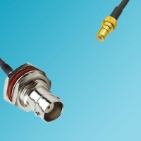 BNC Bulkhead Female to SSMB Male RF Cable