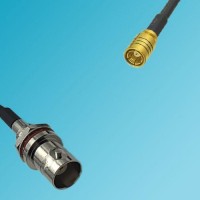 BNC Front Mount Bulkhead Female to SMB Female RF Cable