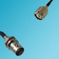 BNC Front Mount Bulkhead Female to TNC Male RF Cable
