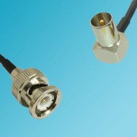 BNC Male to DVB-T TV Male Right Angle RF Cable