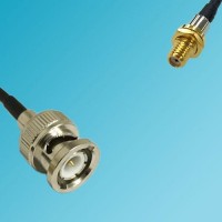 Microdot 10-32UNF M5 Female to BNC Male RF Cable
