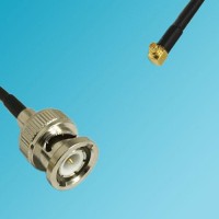 BNC Male to MMCX Male Right Angle RF Cable