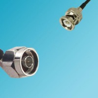 BNC Male to N Male Right Angle RF Cable