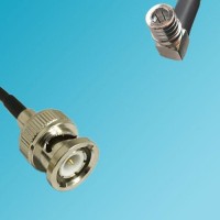 BNC Male to QMA Male Right Angle RF Cable
