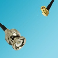 BNC Male to SMB Female Right Angle RF Cable