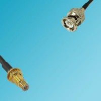 SMC Bulkhead Male to BNC Male RF Cable