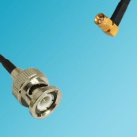 BNC Male to SSMA Male Right Angle RF Cable