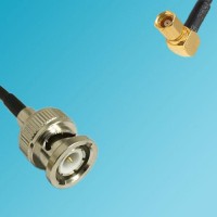 BNC Male to SSMC Female Right Angle RF Cable
