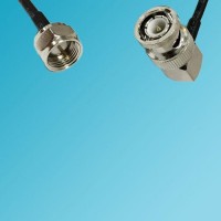 BNC Male Right Angle to F Male RF Cable