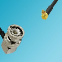 BNC Male Right Angle to MC-Card Male Right Angle RF Cable