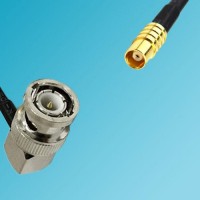 BNC Male Right Angle to MCX Female RF Cable