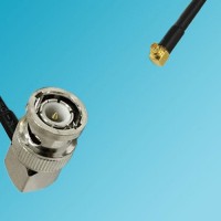 BNC Male Right Angle to MMCX Male Right Angle RF Cable