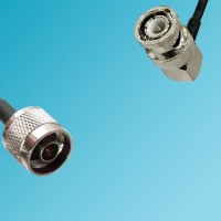 BNC Male Right Angle to N Male RF Cable