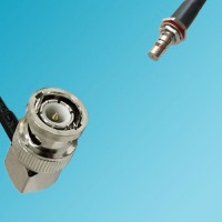 BNC Male Right Angle to QMA Bulkhead Female RF Cable