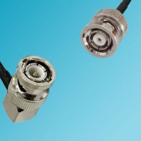 BNC Male Right Angle to RP BNC Male RF Cable