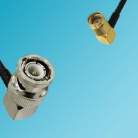 BNC Male Right Angle to RP SMA Male Right Angle RF Cable